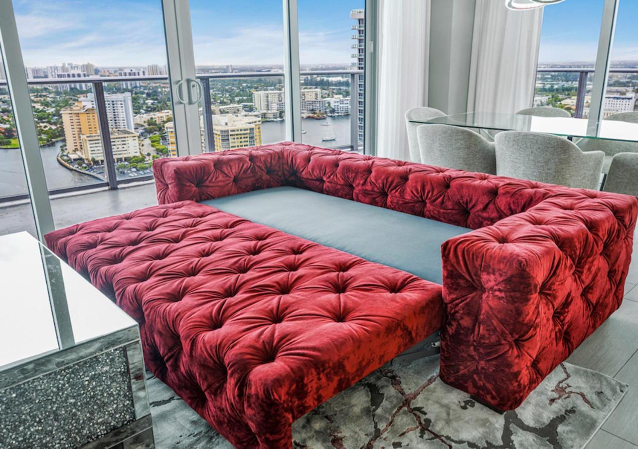הוליווד Hyde Beach House Three-Bedroom, Waterfront, Ocean And Intercostal View, Rooftop Pool, 5 Min Walk To Beach מראה חיצוני תמונה